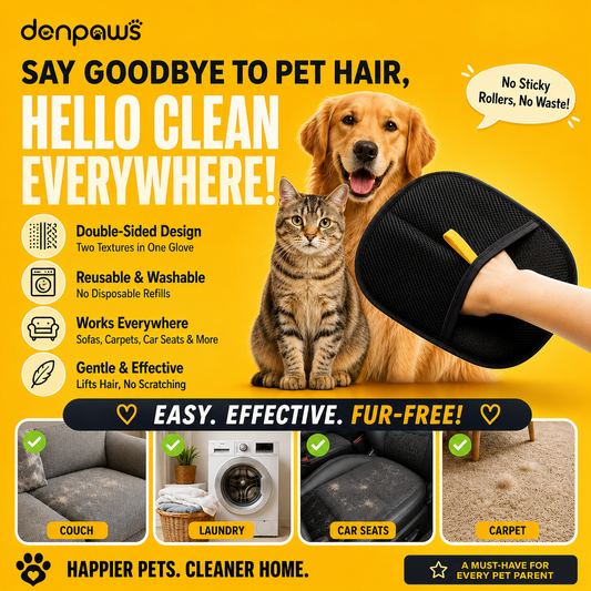 DenPaws Pet Hair Remover Glove