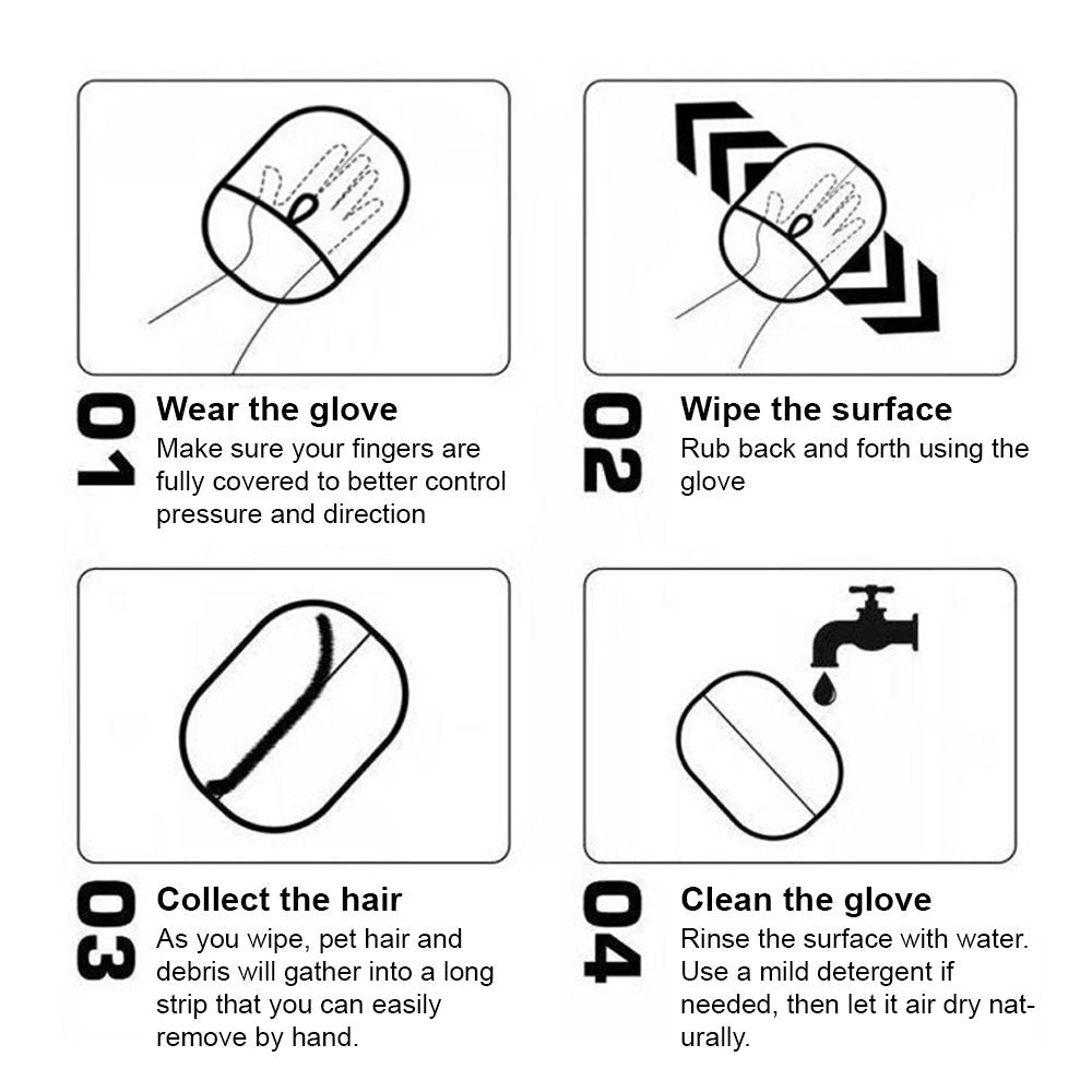 DenPaws Pet Hair Remover Glove