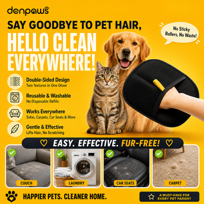 DenPaws Pet Hair Remover Glove