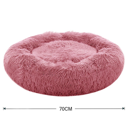 Donut Dog Bed – Plush Anti-Slip Machine Washable Pet Cuddler