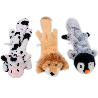 DENPAWS™ No-Stuffing Plush Squeaky Dog Toy