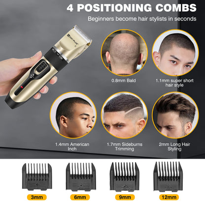Professional Electric Pet Hair Trimmer – USB Rechargeable Dog Clipper