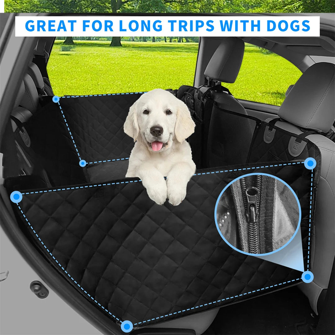 Waterproof Dog Car Seat Cover & Backseat Extender – Pet Travel Hammock