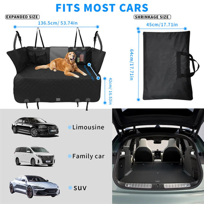 Waterproof Dog Car Seat Cover & Backseat Extender – Pet Travel Hammock