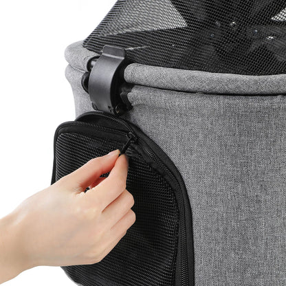 3-in-1 Pet Stroller with Removable Carrier – Foldable All-Terrain Waterproof for Dogs & Cats