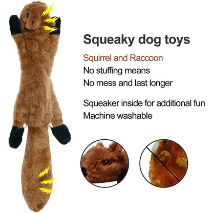 DENPAWS™ No-Stuffing Plush Squeaky Dog Toy