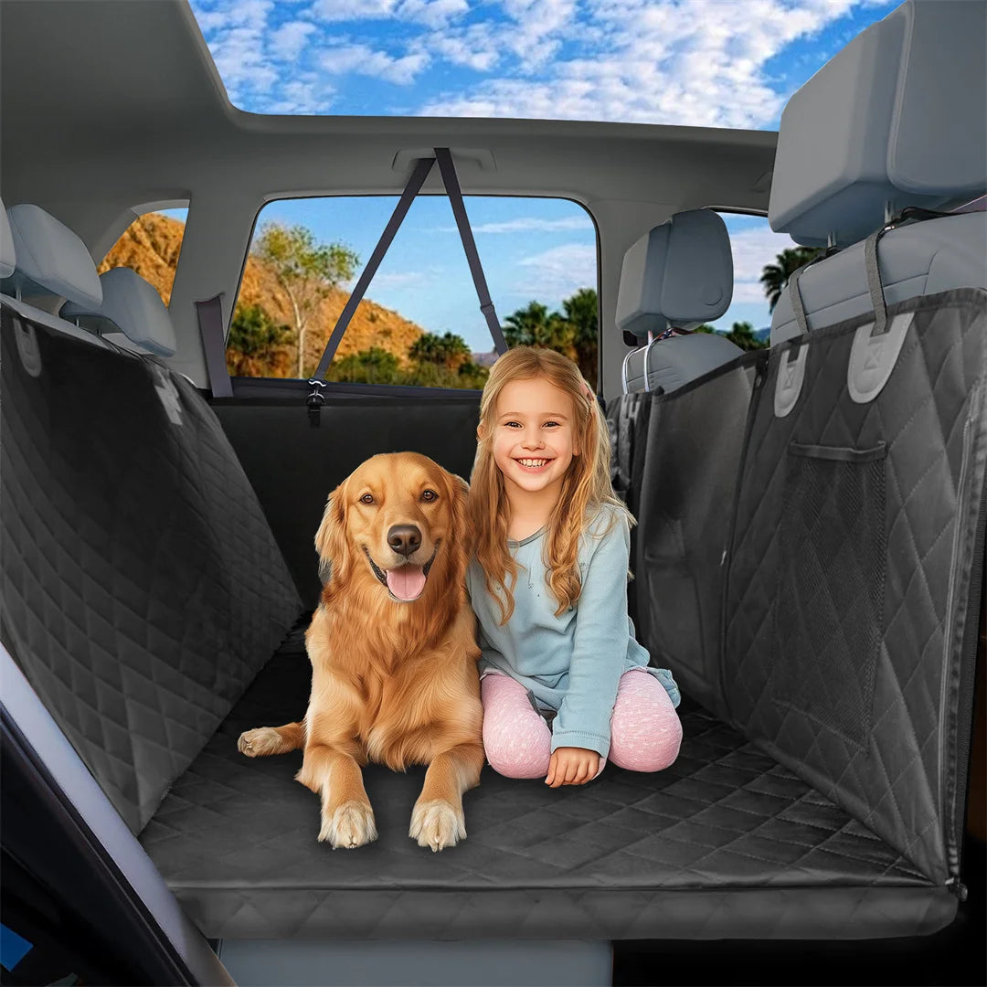 Waterproof Dog Car Seat Cover & Backseat Extender – Pet Travel Hammock