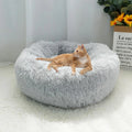 Donut Dog Bed – Plush Anti-Slip Machine Washable Pet Cuddler