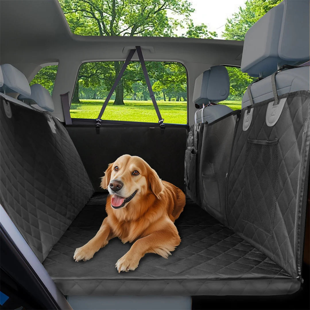 Waterproof Dog Car Seat Cover & Backseat Extender – Pet Travel Hammock