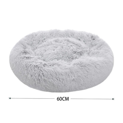 Donut Dog Bed – Plush Anti-Slip Machine Washable Pet Cuddler