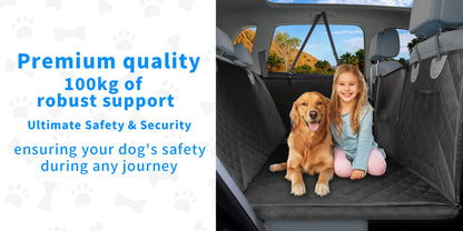 Waterproof Dog Car Seat Cover & Backseat Extender – Pet Travel Hammock
