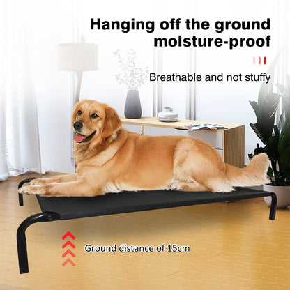 Elevated Mesh Dog Bed – Waterproof Breathable Non-Slip Washable Sofa Bed for Indoor & Outdoor Use