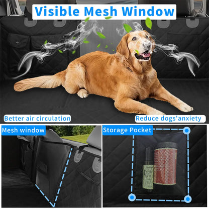Waterproof Dog Car Seat Cover & Backseat Extender – Pet Travel Hammock